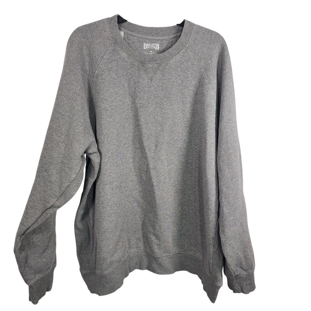 Duluth Trading Co Men's Pullover Sweatshirt Souped-Up Crew Neck Ribbed Side XL